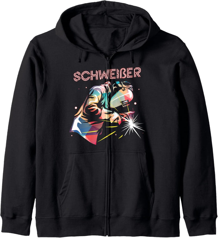 Schweisser Kunststoffschweissen Kapuzenjacke