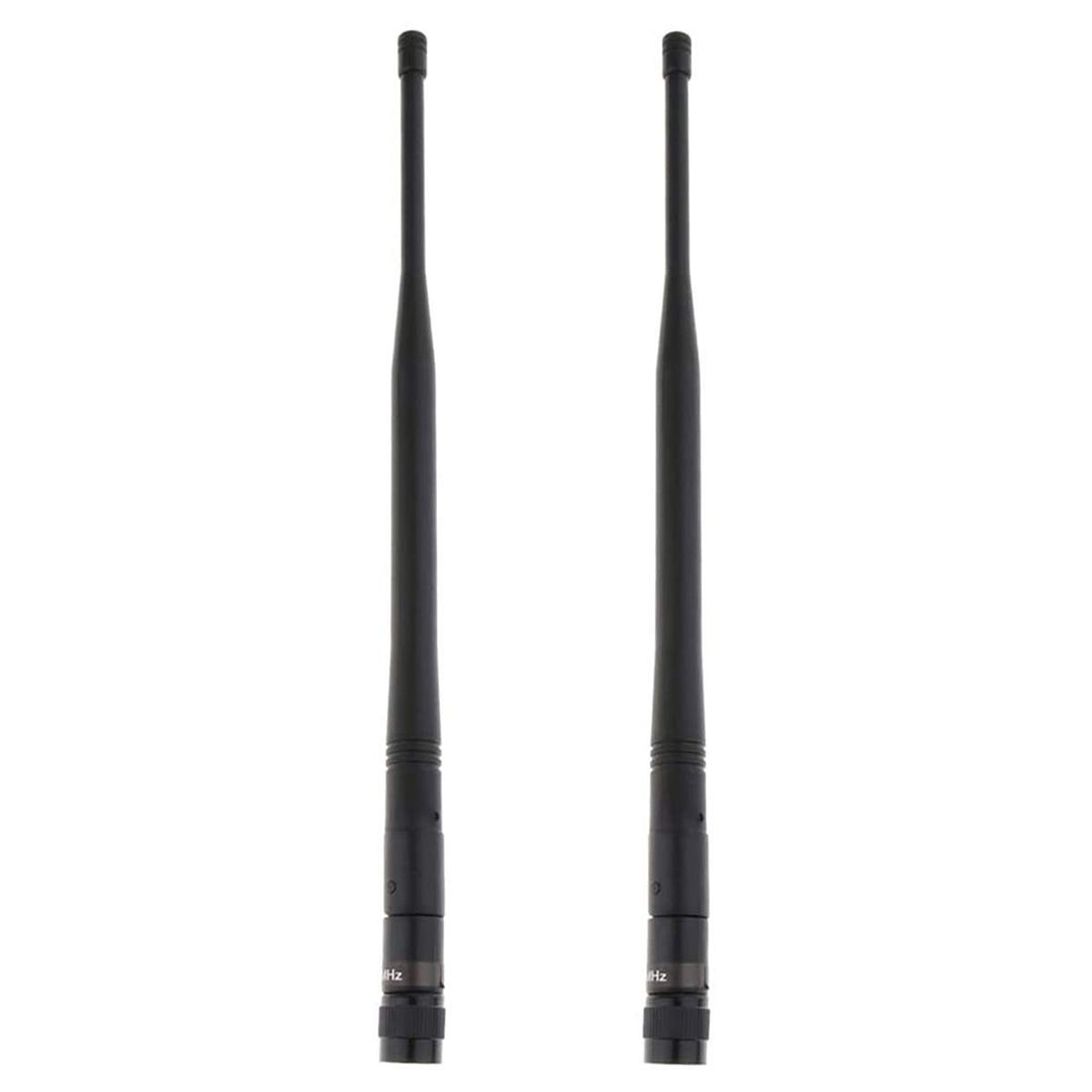 2 Stück langlebiges Kunststoff-UHF-Mikrofon ohne Kabelverstärkung Antennenmikrofon Ersatzteil