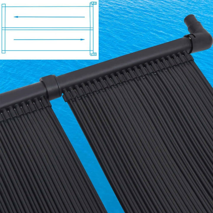 vidaXL 2X Solar-Panel für Poolheizung Solarheizung Solarkollektor Solarmatte Solarabsorber Pool Heiz