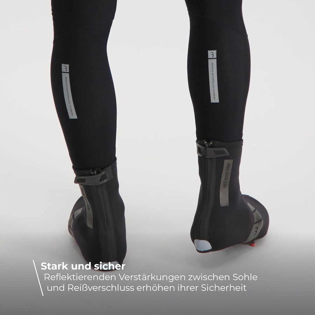 BBB Cycling Fahrrad Herren und Damen Winter Schuhüberzieher Windfest Kälteschutz Überschuhe für Renn