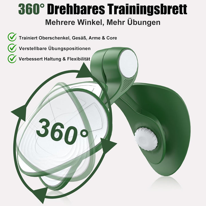 Oberschenkeltrainer 35lb Beckenboden Trainer Damen für Frau Beinpresse Po Trainer für Zuhause MäNner
