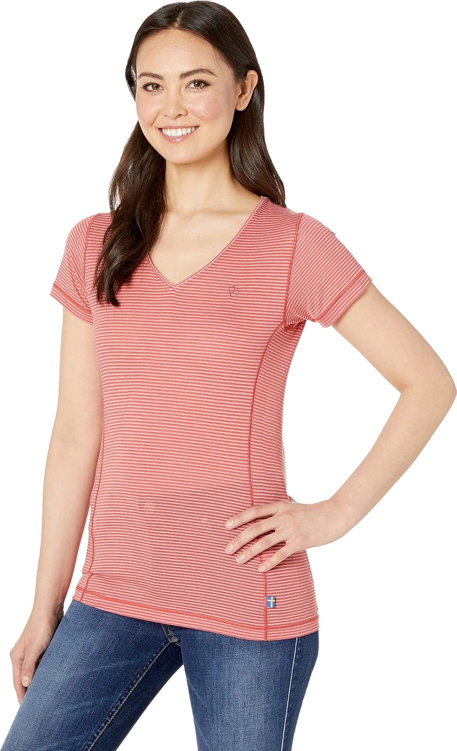 Fjällräven Damen Abisko Cool W. T-Shirt, Dahlia