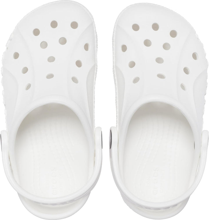 Crocs Baya Clog K Unisex Kinder Clog 27/28 EU Weiss, 27/28 EU Weiss