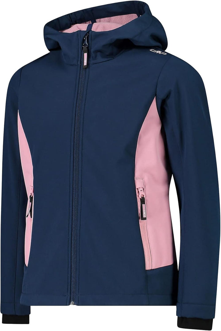 CMP Unisex Kinder Softshelljacke für Kinder Jacke (1er Pack) 140 Blau, 140 Blau