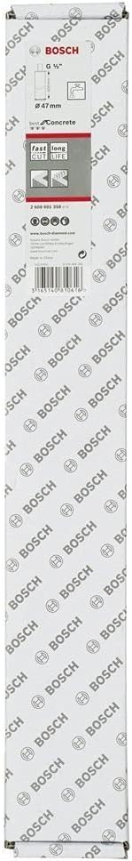 Bosch Professional 2608601358 Diamantnassbohrkrone für Beton 47x400mm, 47 mm, 47 mm