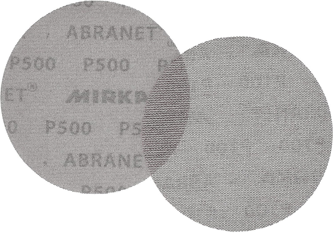 Mirka Abranet Netz-Schleifscheiben Ø 150 mm Klett / Korn P500 / 50 Stk / zum Schleifen von Holz, Spa