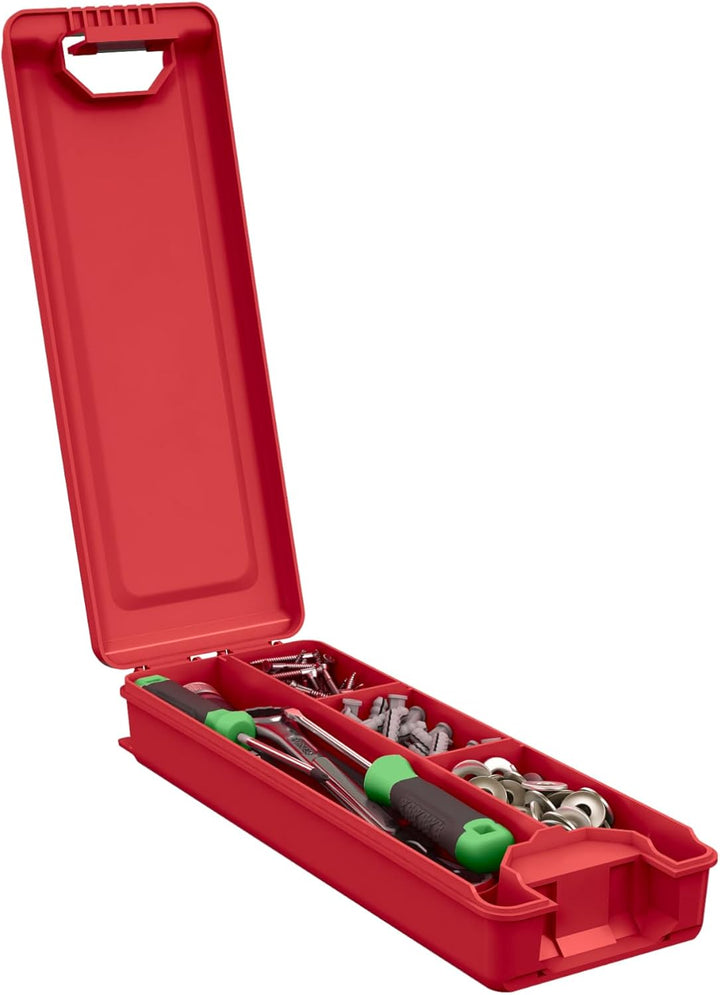 Keter Stack & Roll 253382 Aufbewahrungskoffer für Elektrowerkzeug, robust Aufbewahrungsbox für Elekt