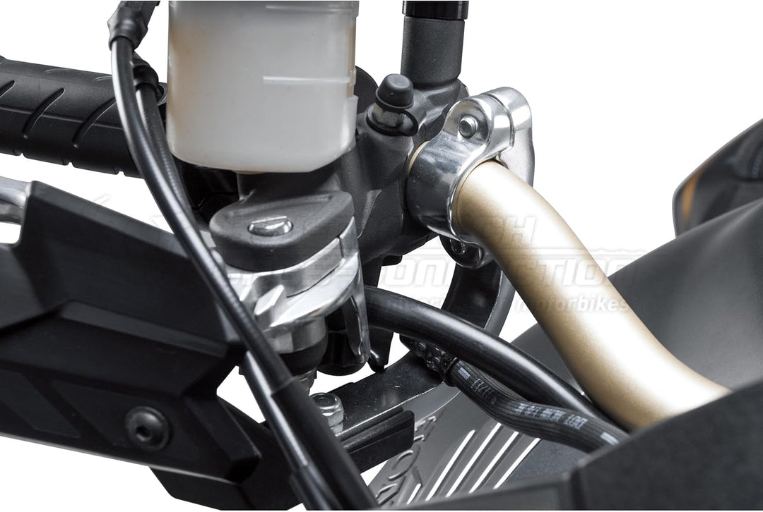SW-Motech KOBRA Handprotektoren-Kit - Schwarz. Für 22 mm Lenker. 1-Punkt Befestigung.