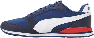 PUMA Unisex St Runner V3 Nl Sneaker 42 EU Blazing Blue White Peacoat, 42 EU Blazing Blue White Peaco