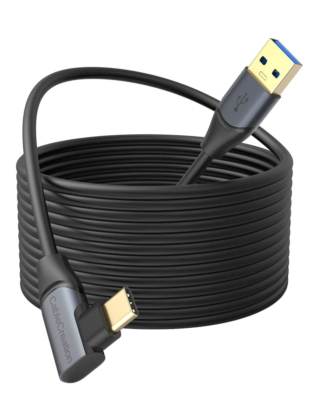 Kompatibel mit Quest 2 Link Kabel 5M, CableCreation USB 3.2 Gen1 auf USB C Kabel 5 Gbps, Link Kable