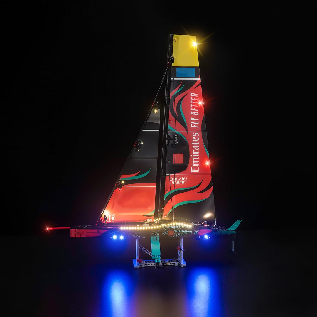 LocoLee Licht Kompatibel mit Lego Technic Emirates Team New Zealand AC75 Rennjacht, Nur Lichter Set