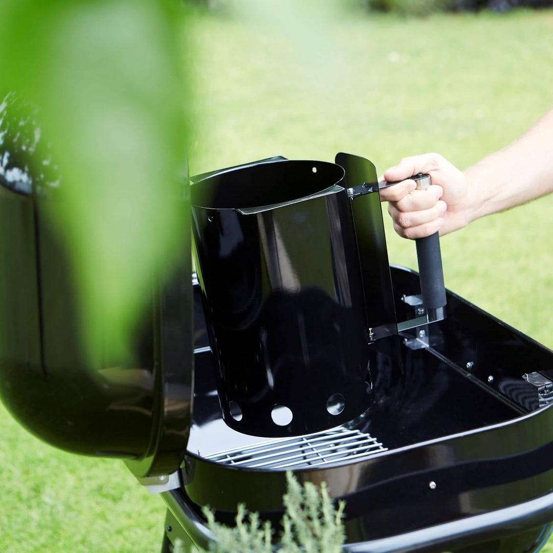 barbecook Anzuendkamin und Grillkamin Fuer schnelles und sicheres Anzuenden von Holzkohle, isolierte