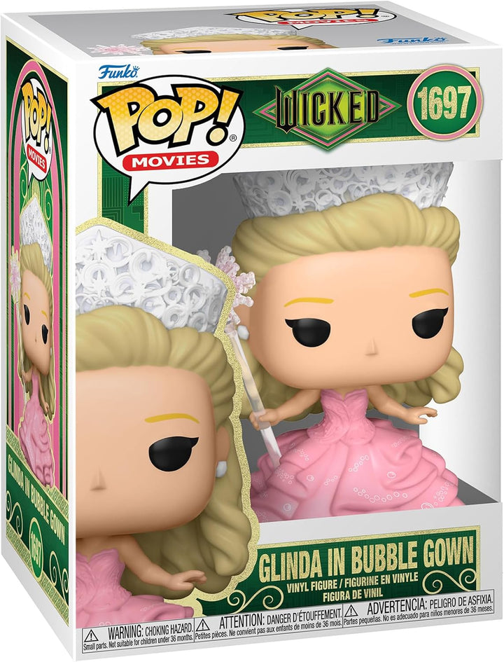 Funko Pop! Movies: Wicked - Glinda in Bubble Gown - Vinyl-Sammelfigur - Geschenkidee - Offizielle Ha