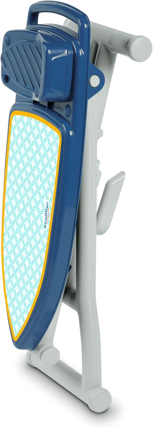 Ecoiffier 760002778 Bügelbrett, zusammenklappbar, mit Bügeleisen, geeignet für Kinder ab 3 Jahren