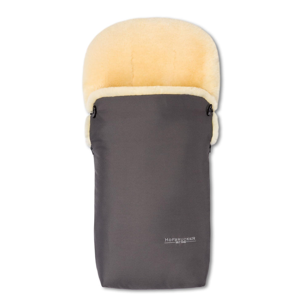 Hofbrucker Lammfell-Fusssack Putzi Kinderwagen, Buggy/Winterfusssack wind- & wasserabweisend/Warmer