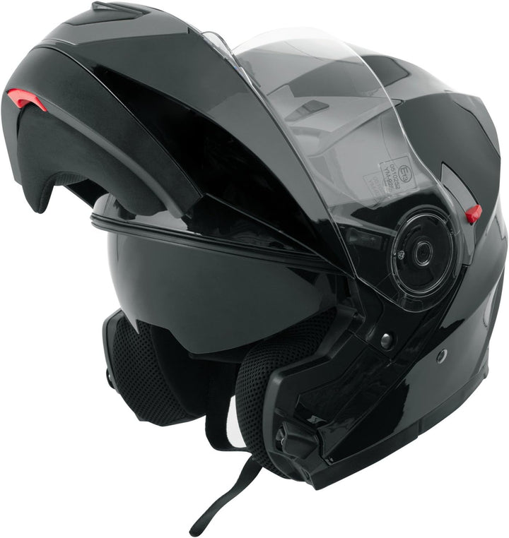 Helm Klapphelm Innensonnenblende Motorradhelm Modular Schwarz S