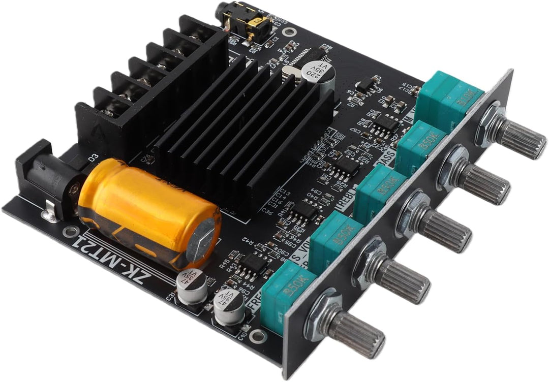 ZK-MT21 Bluetooth-Leistungsverstärkerplatine 2.1-Kanal-Verstärkermodul Audio-Leistungsverstärkerplat