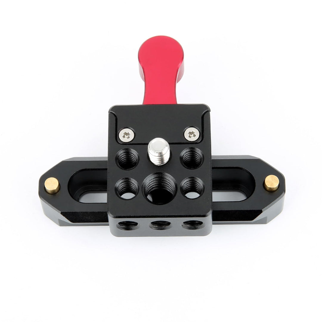 NATO Clamp,NICEYRIG NATO Lock Klemme mit Quick Release Sicherheitsschiene 7cm für LED Video Licht, M