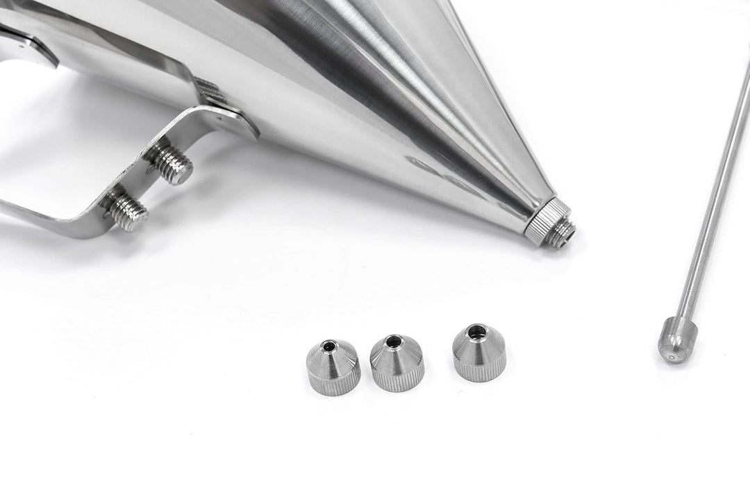 Teigspender 1,6 L Edelstahl inkl. Dosierknopf - Professioneller Teigspender - Hygienisch und langleb