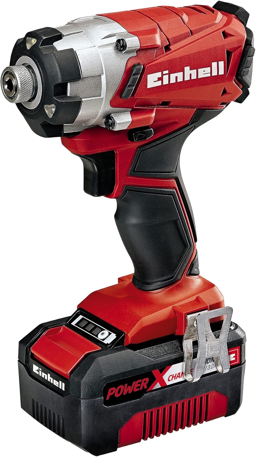 Einhell Akku Schlagschrauber TE-CI 18 Li Power-X-Change (Lithium Ionen, 18 V, 140 Nm, 3 Power LED's,