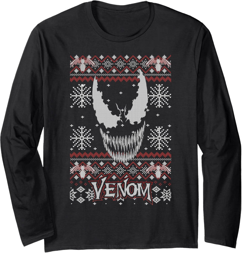 Marvel Spider-Man Venom Ugly Weihnachten Sweater Style Langarmshirt