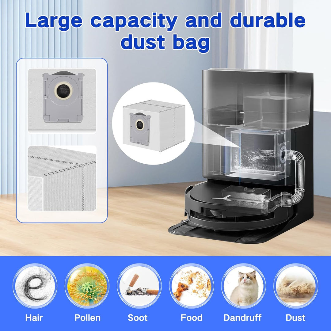Zubehör Ersatz Kompatibel für ECOVACS DEEBOT X9 PRO OMNI, T80S OMNI, X11 PRO OMNI Saugroboter, 1 Hau