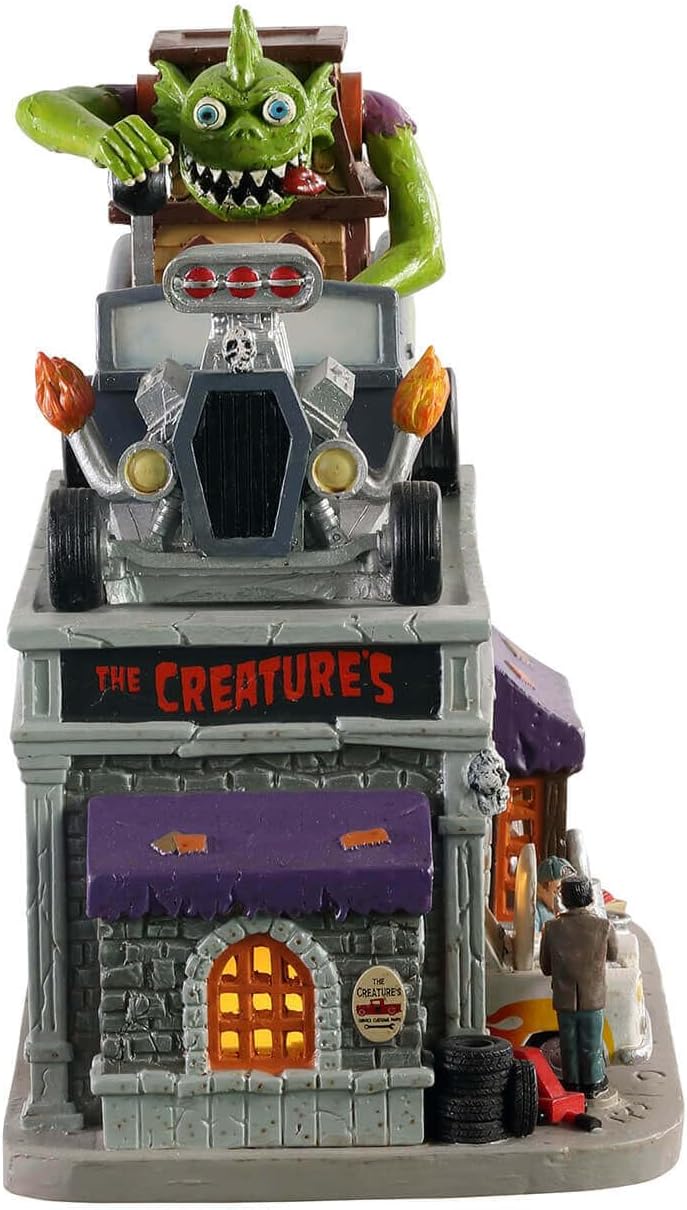 Lemax - The Creature`s Custom Hot Rod Shop 05611 Werkstatt Halloween Spookytown