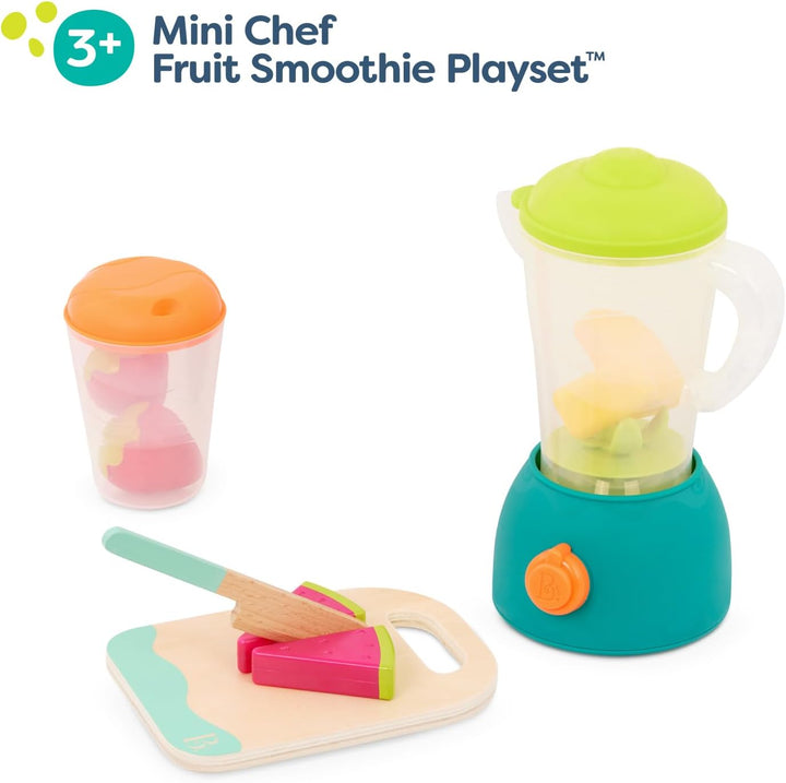 B. toys - Mini Chef - Fruchtiger Smoothie Spielset - Smoothie Spielset - Spielzeug-Mixer & Zubehör f