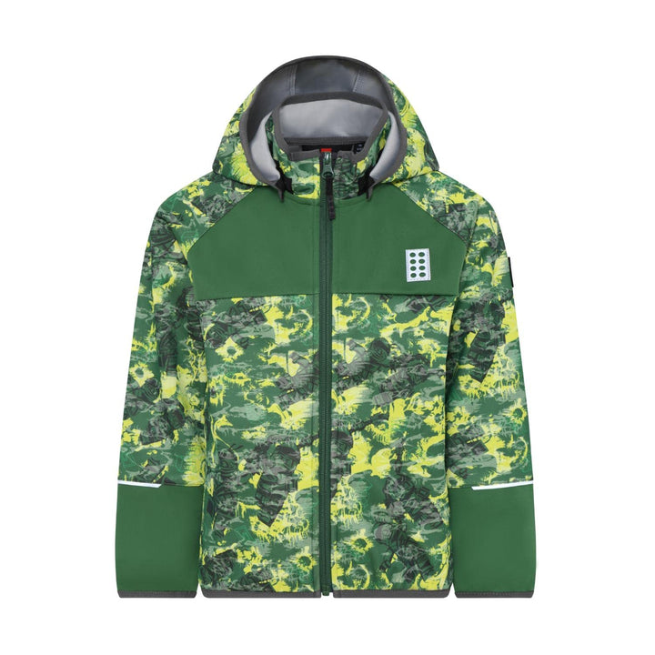 LEGO Jungen Shell-Jacke 116 884 Dark Green, 116 884 Dark Green