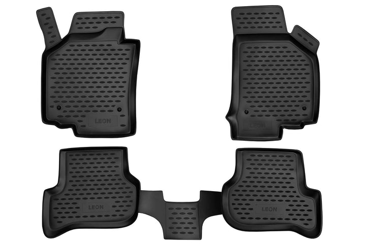 Element Passgenaue Premium Antirutsch Gummi Fussmatten - SEAT Leon
