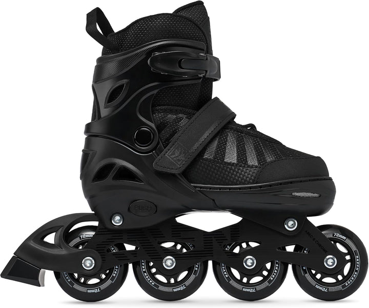 RAVEN Inline Skates Inliner für Kinder und Erwachsene OPTIONAL 2in1 mit Schlittschuhen verstellbar O