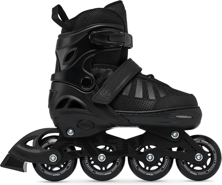 RAVEN Inline Skates Inliner für Kinder und Erwachsene OPTIONAL 2in1 mit Schlittschuhen verstellbar O