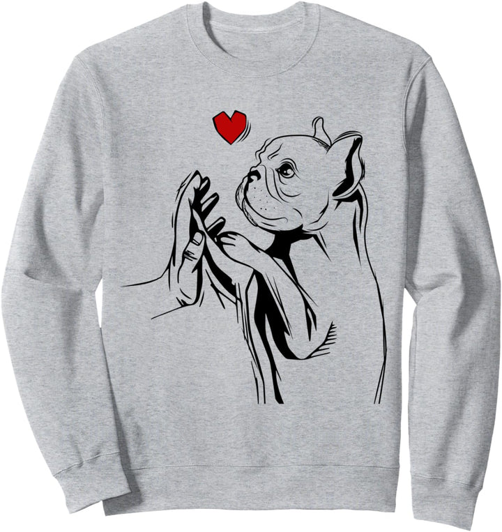 Französische Bulldogge Liebe Frenchie Frauchen Geschenkidee Sweatshirt