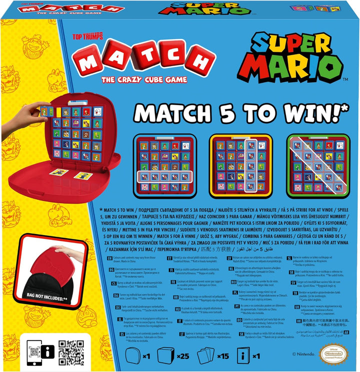 Top Trumps Match Super Mario Edition - Super Mario Match Beliebte Brettspiele - Gedächtnisspiel für