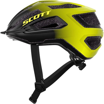 Scott Arx Plus MIPS Rennrad Fahrrad Helm schwarz/gelb 2023, S