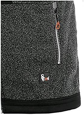 CANIS CXS Indianapolis Fleece Jacke Herren Fleeceisolierte Arbeitsjacke mit Kapuze, Reissverschluss,