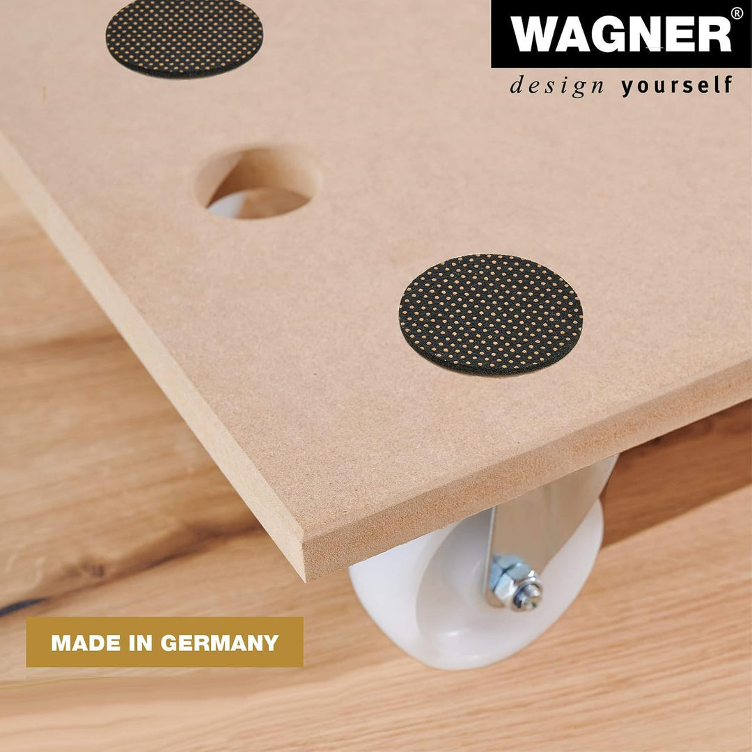 WAGNER Transportroller Transporthilfe 1121 I Plattformwagen aus MDF I 57,5 x 30 x 10 cm, Tragkraft 2
