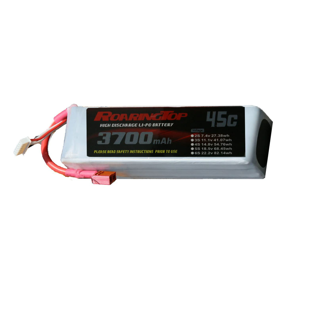 RoaringTop 18.5V 3700mAh 5S 45C RC Batterien Lipo Battery RC Hardcase Lipo Akku Pack mit Deans Ansch