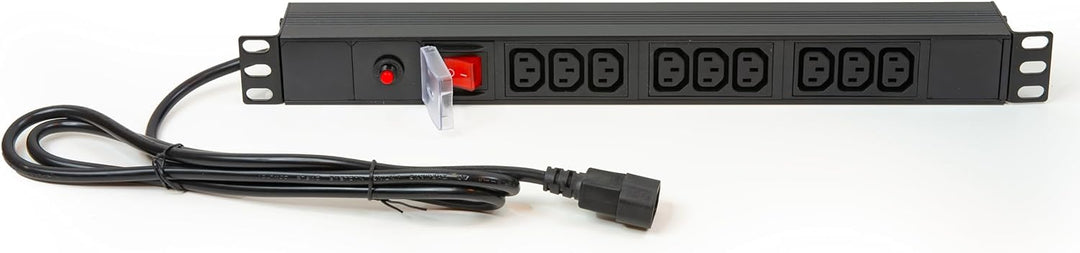 LINK lk10052 Steckdosenleiste 9 Fach weiblich IEC C13 Für Schrank Rack 19 " Single, Single