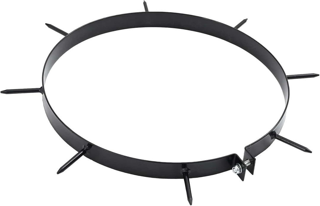 vidaXL Rasen-Aerator-Klemme mit Spikes 5 STK. Ø 30 cm Stahl Ø30 cm, Ø30 cm