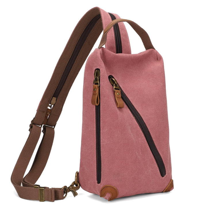 KL928 Canvas Sling Bag Herren und Damen, Schultertasche Crossbody Schulterrucksack Rucksack Shoulder
