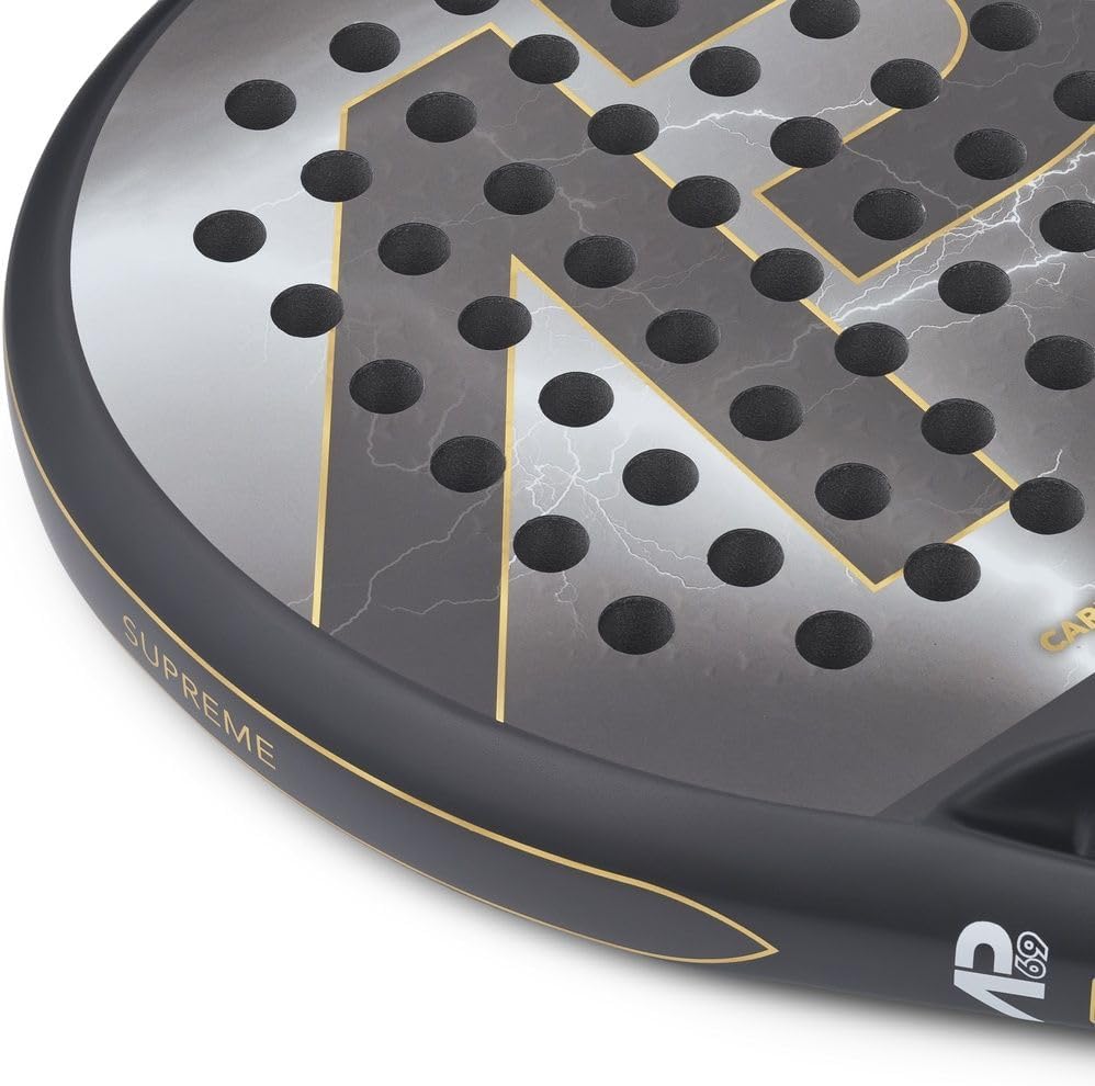 Padelschläger Paddel Tennisschläger | Expert | 100% Carbon-Schicht, Semi-Soft, langlebig, Indoor & O