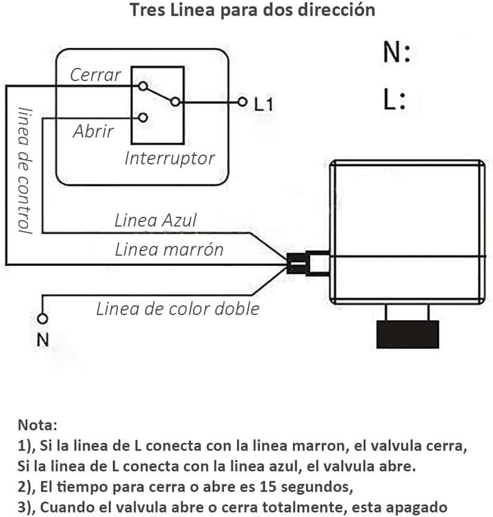 AC220V AC24V DC12V 2-Wege-Motorventil - 2-Wege-Motorkugelventil DN15 DN20 DN25 DN32 DN40 DN50. AC220