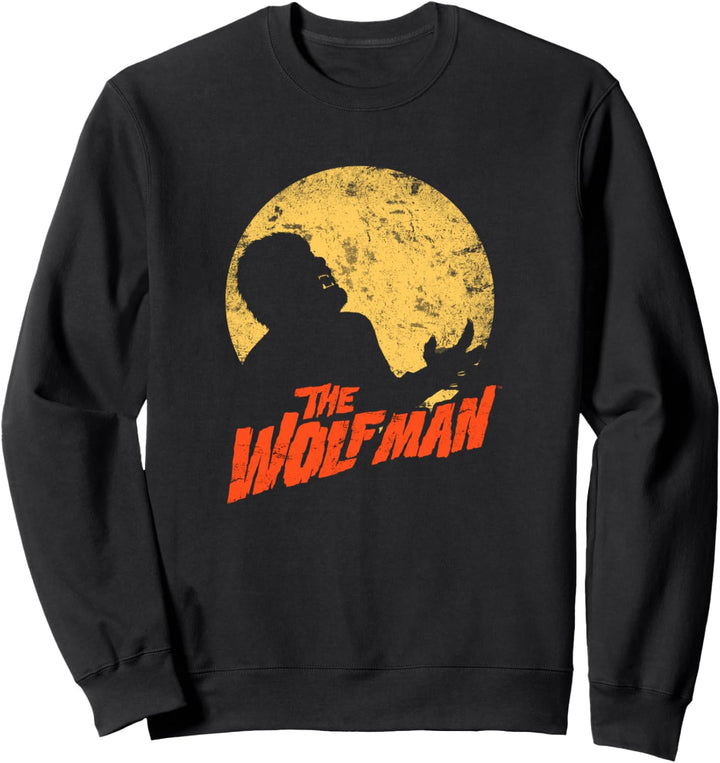 Universal Monsters The Wolfman Moonlit Silhouette Sweatshirt