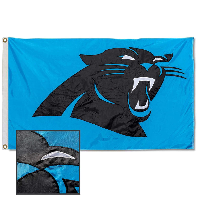 Carolina Panthers bestickte Nylon-Flagge