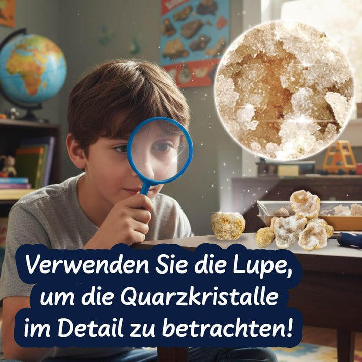 Science4you 5 Premium-Geoden für Kinder – Erfahren Sie mehr über Steine &amp; Mineralien mit dieser Geod