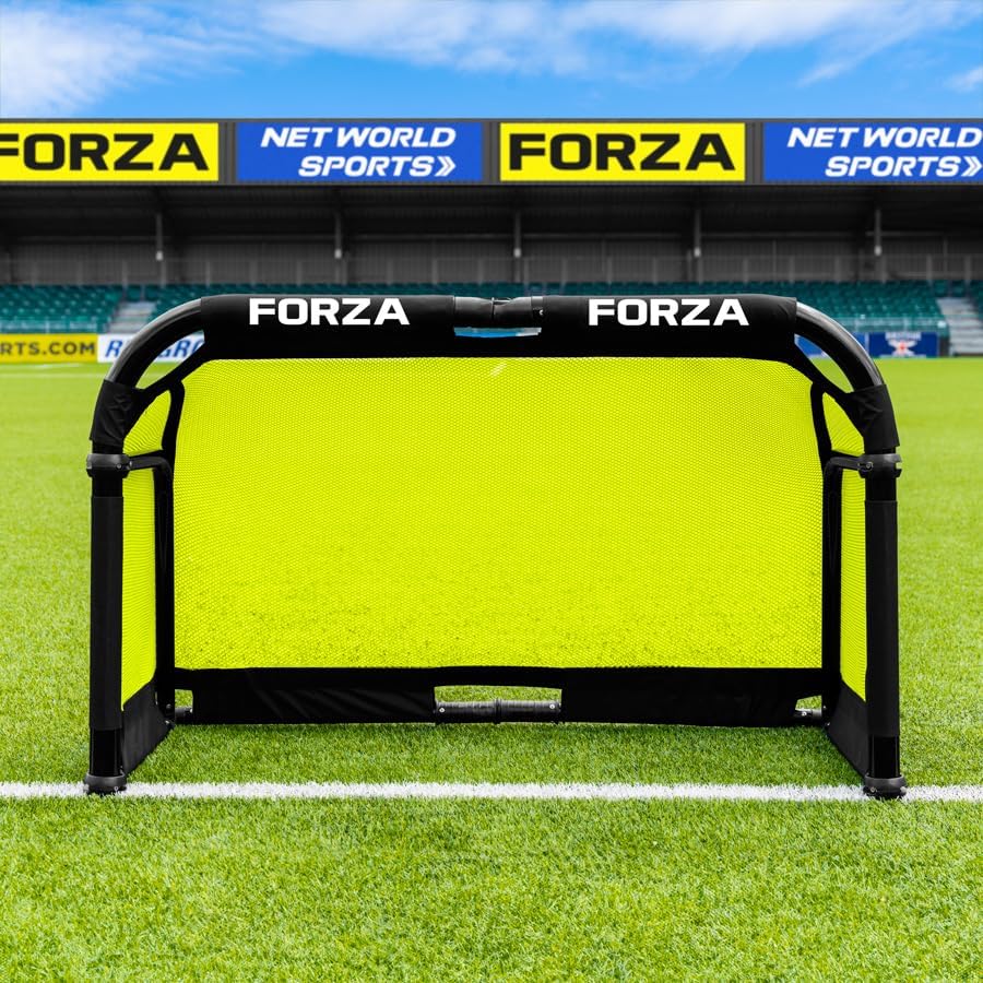 FORZA POD Tor | Pro Alu50 Tragbares Pop-Up-Trainingstor mit Netz und Tragetasche, Schnellaufbau | Le