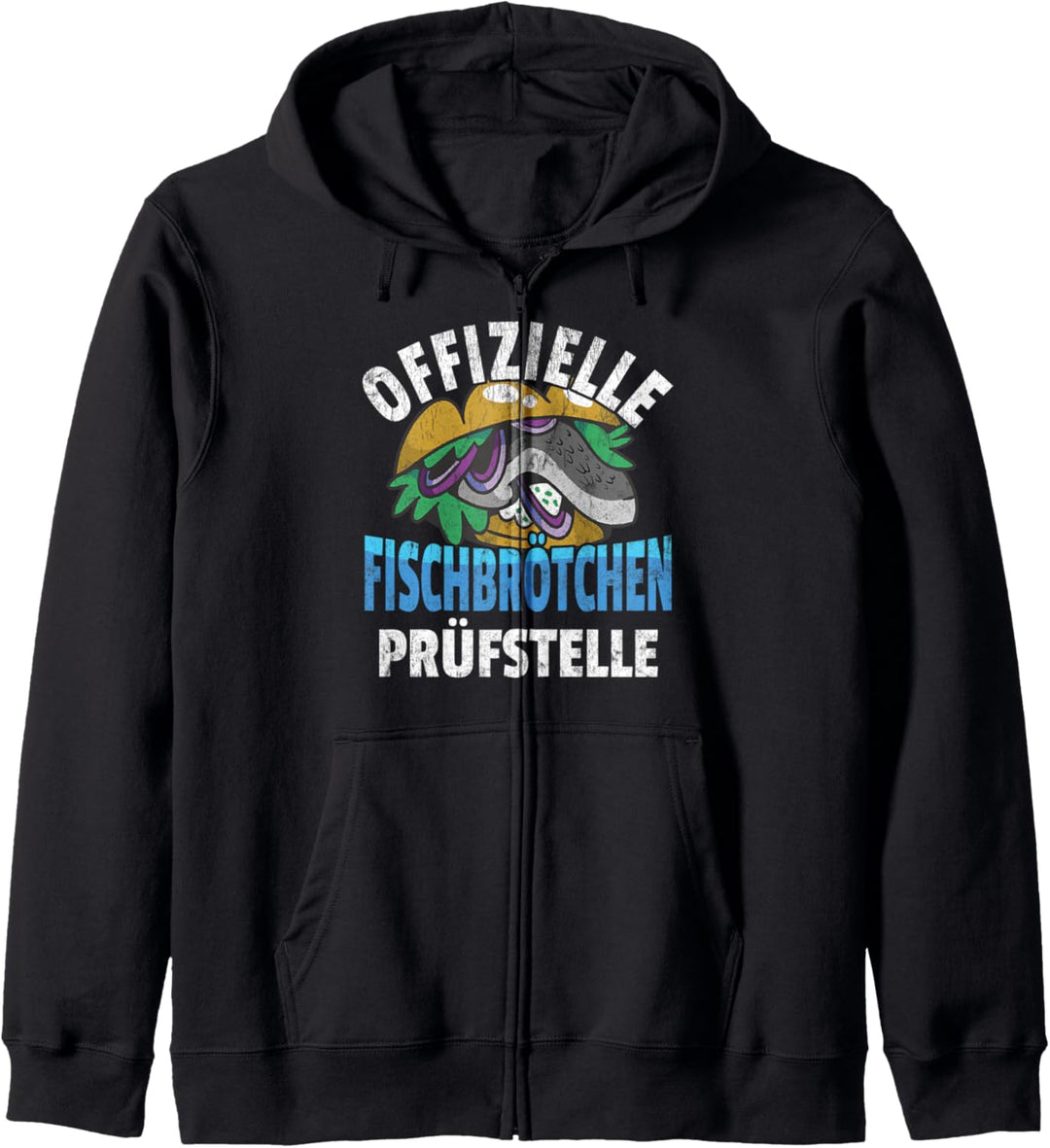 Offizielle Fischbrötchen Prüfstelle - Fischbrötchen Kapuzenjacke