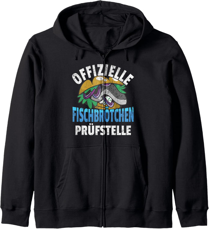 Offizielle Fischbrötchen Prüfstelle - Fischbrötchen Kapuzenjacke