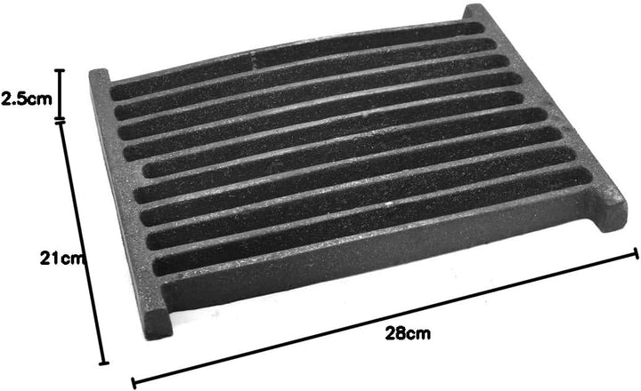 SEZAM 28 x 21 cm Gussrost Ofenrost Ascherost Kaminrost passend Kaminofen Tafelrost Rost Ofengitter K